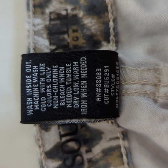 Sound Style Jessie Stretch Animal Print Ankle Jegging 16 Brown Black Pockets - Picture 7 of 15